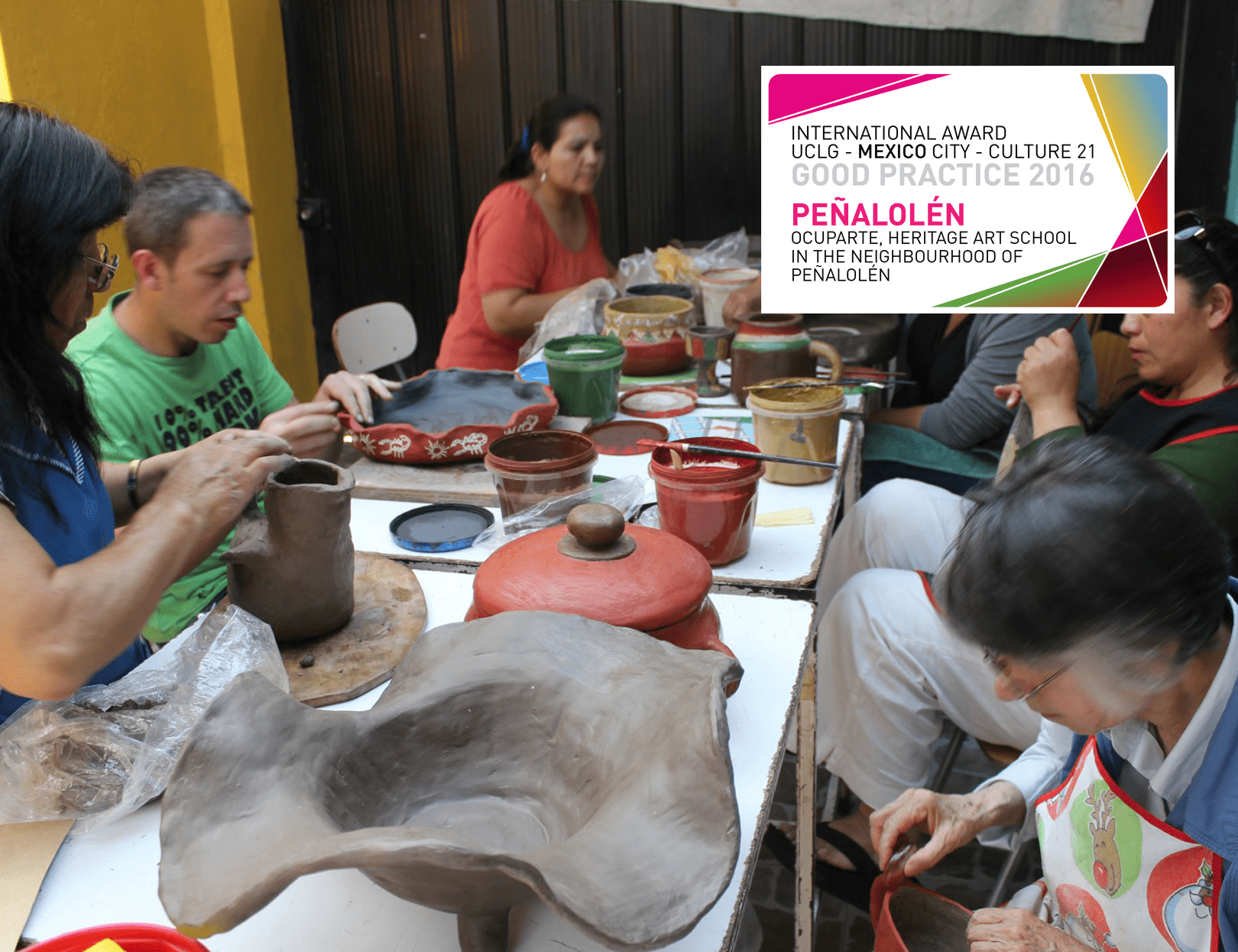 Ocuparte, escuela artística patrimonial en barrios Peñalolén