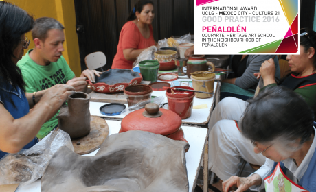 Ocuparte, escuela artística patrimonial en barrios Peñalolén